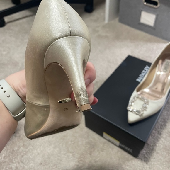 Badgley mischka satin pumps - Picture 4 of 4